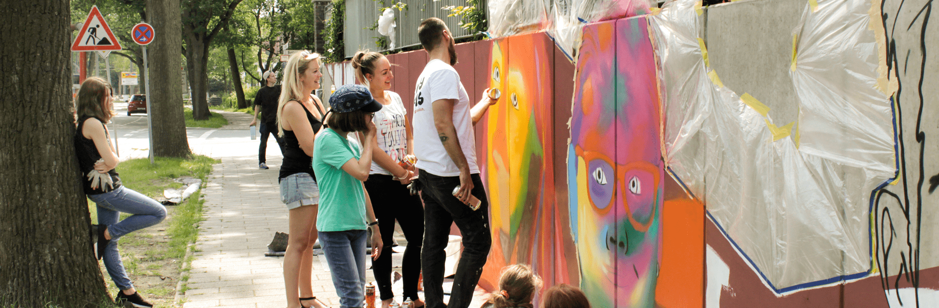 Mitgestalten lernen – Graffitikunst Projekte für Schülerinnen und Schüler