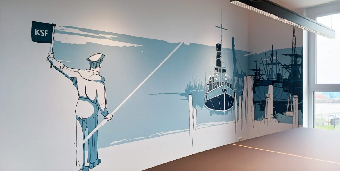 Bremerhaven Wandbilder: Maritime Motive sorgen für ein Durchgehendes Design.